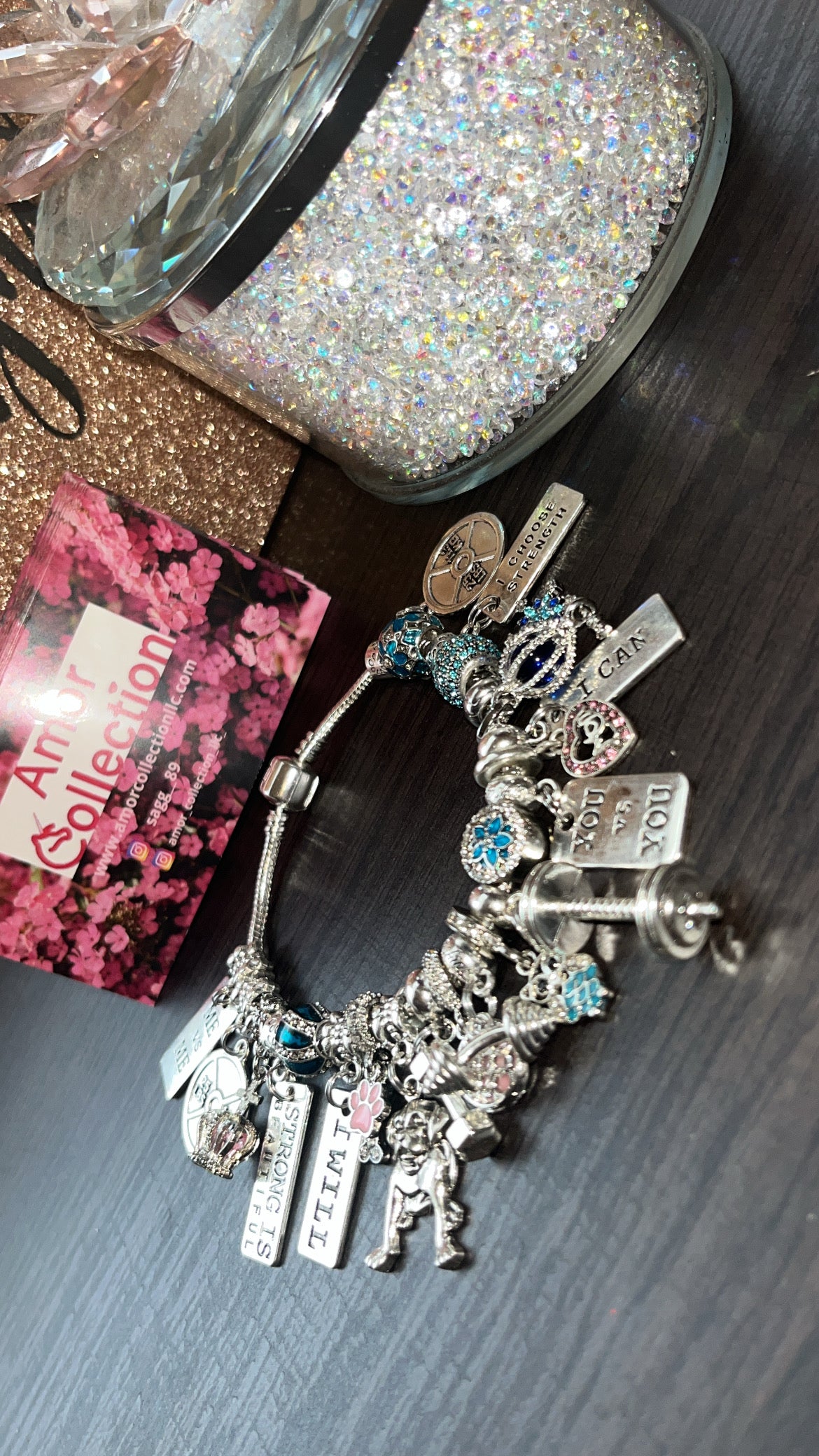Workout Junky Charm Bracelet