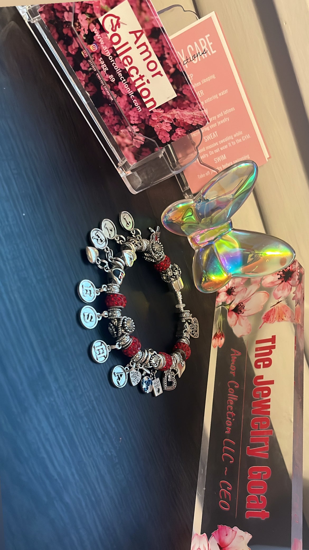 Custom Name Charm Bracelet