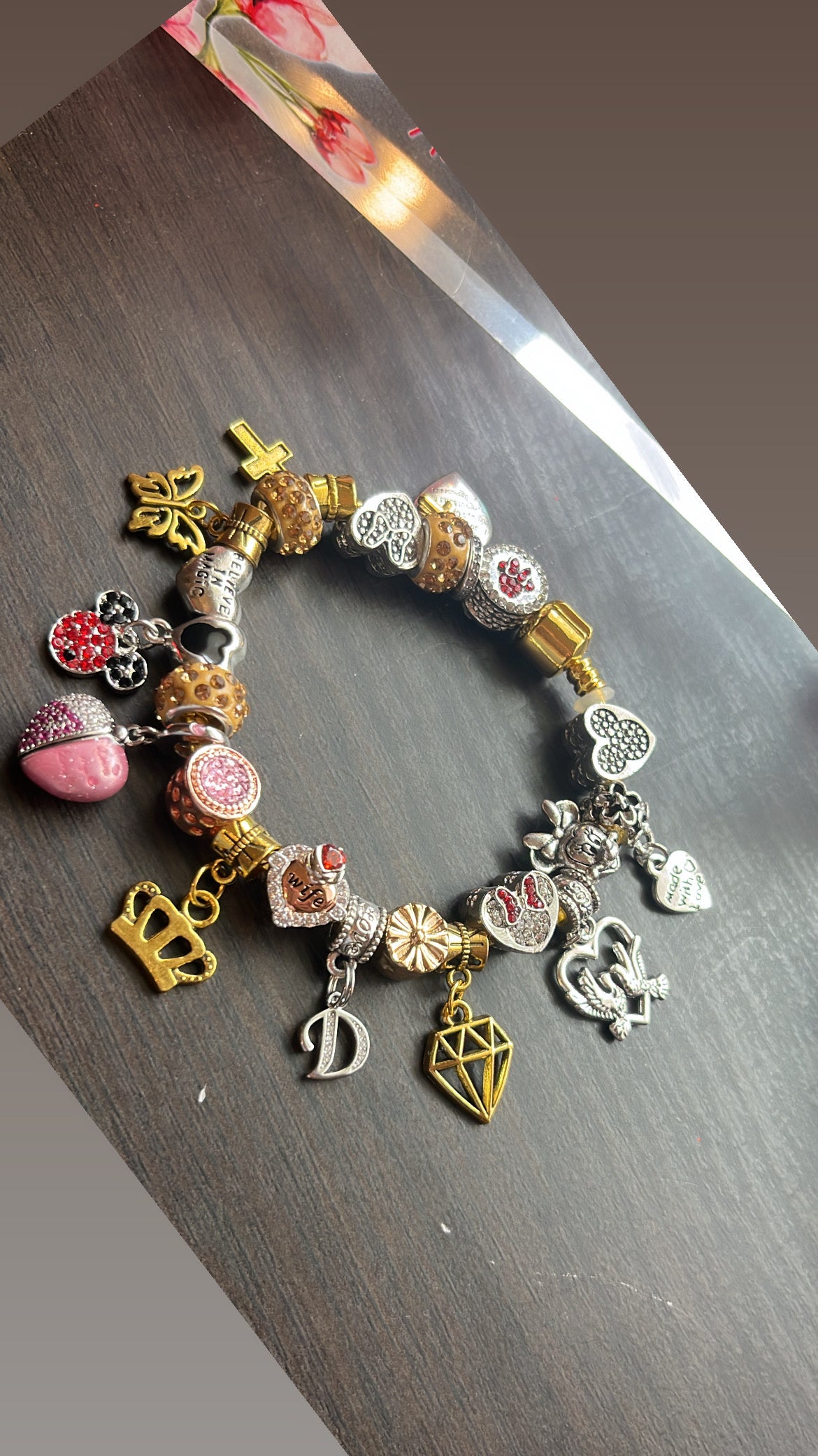 Custom Gold/Silver Charm Bracelet