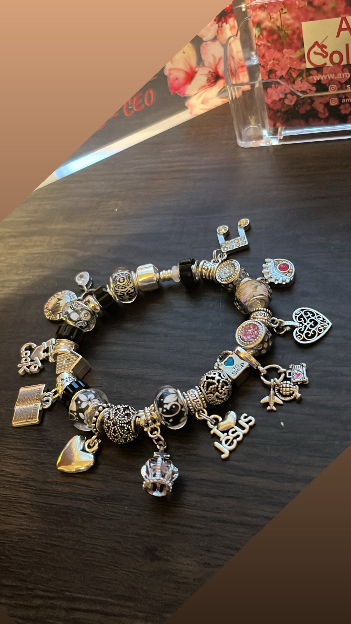 Faith/Love Custom Charm Bracelet