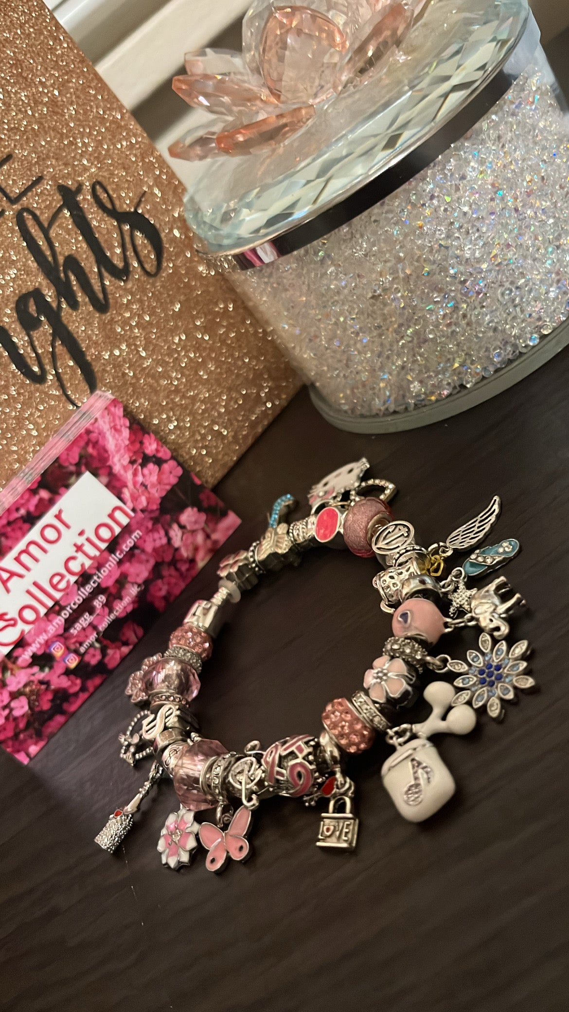 Girly Vibes Custom Charm Bracelet