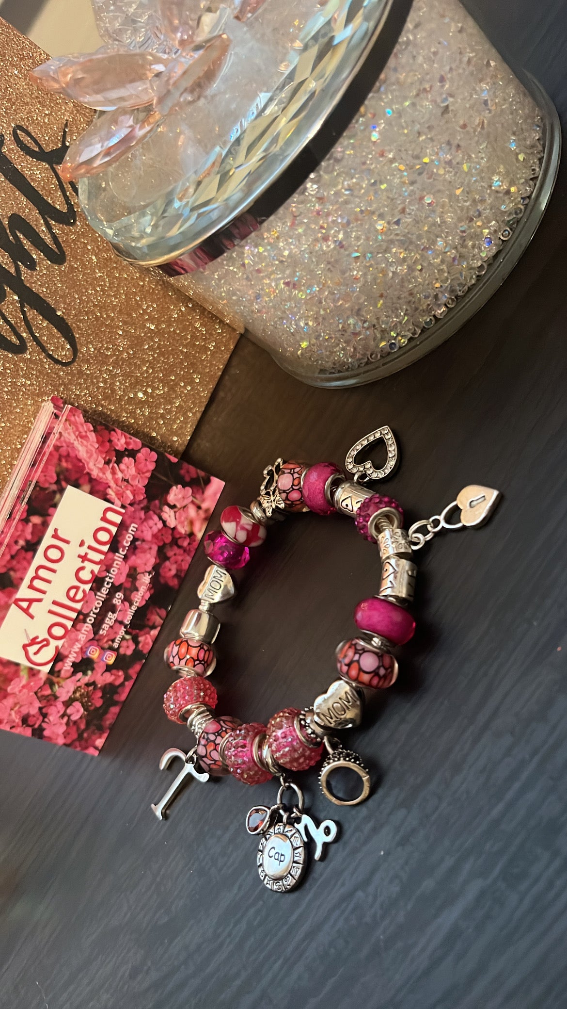 Capricorn Custom Charm Bracelet