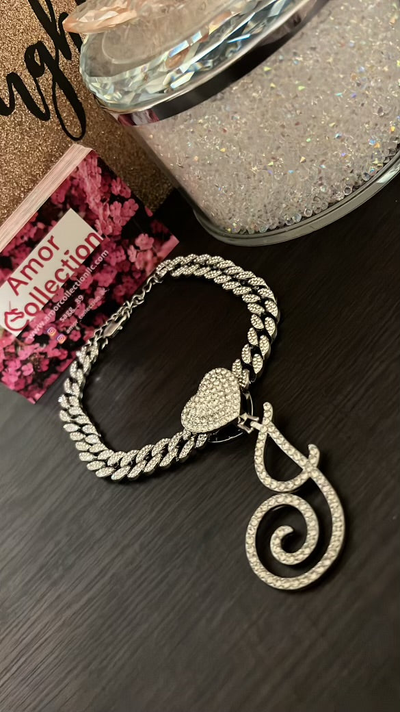 Custom Initial Cuban Link Anklet
