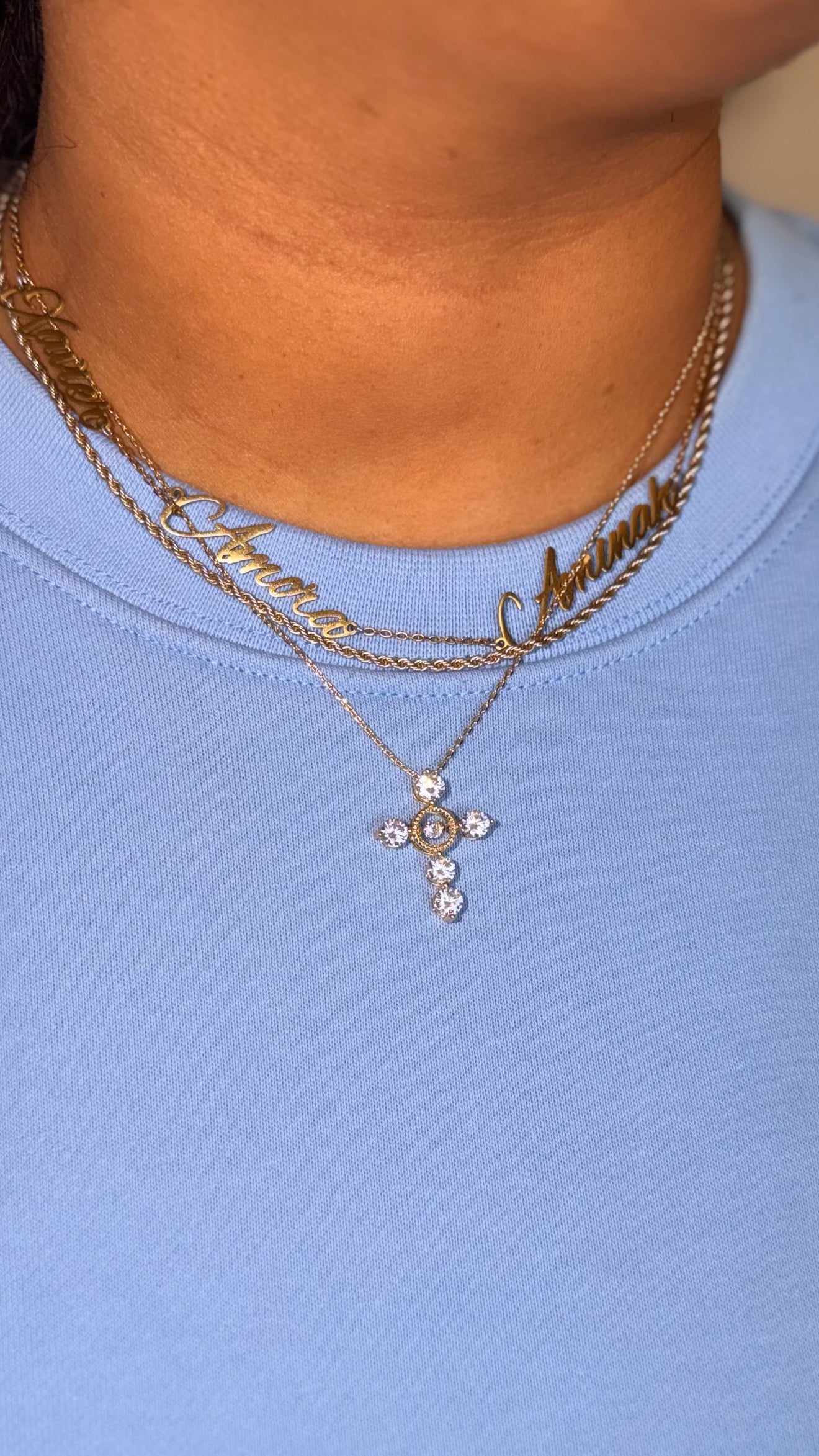 Danity Cross Necklace (only)
