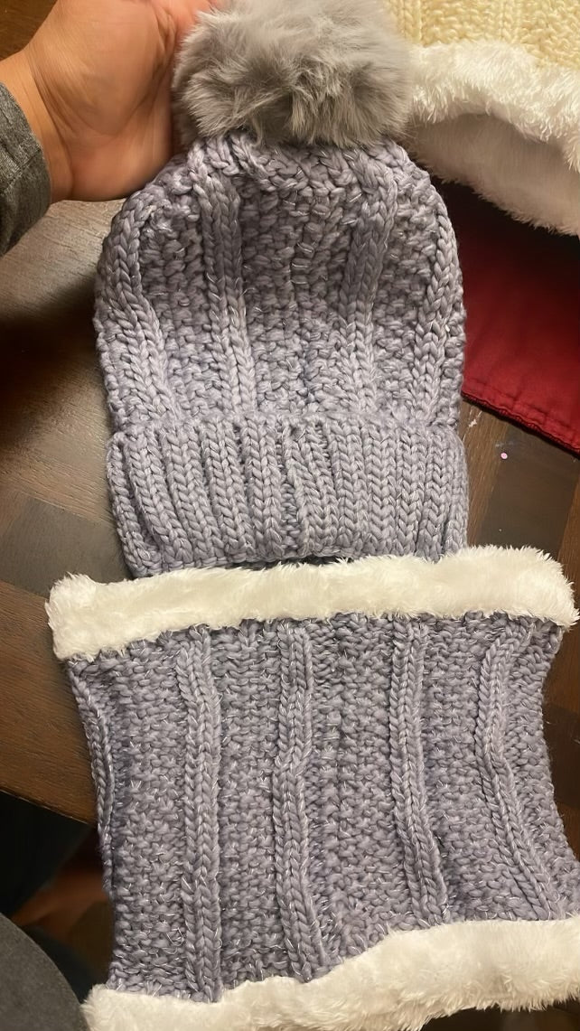 Neck Warmer and Hat Set
