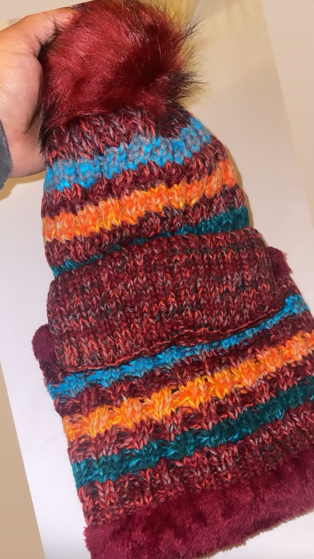 Neck Warmer and Hat Set