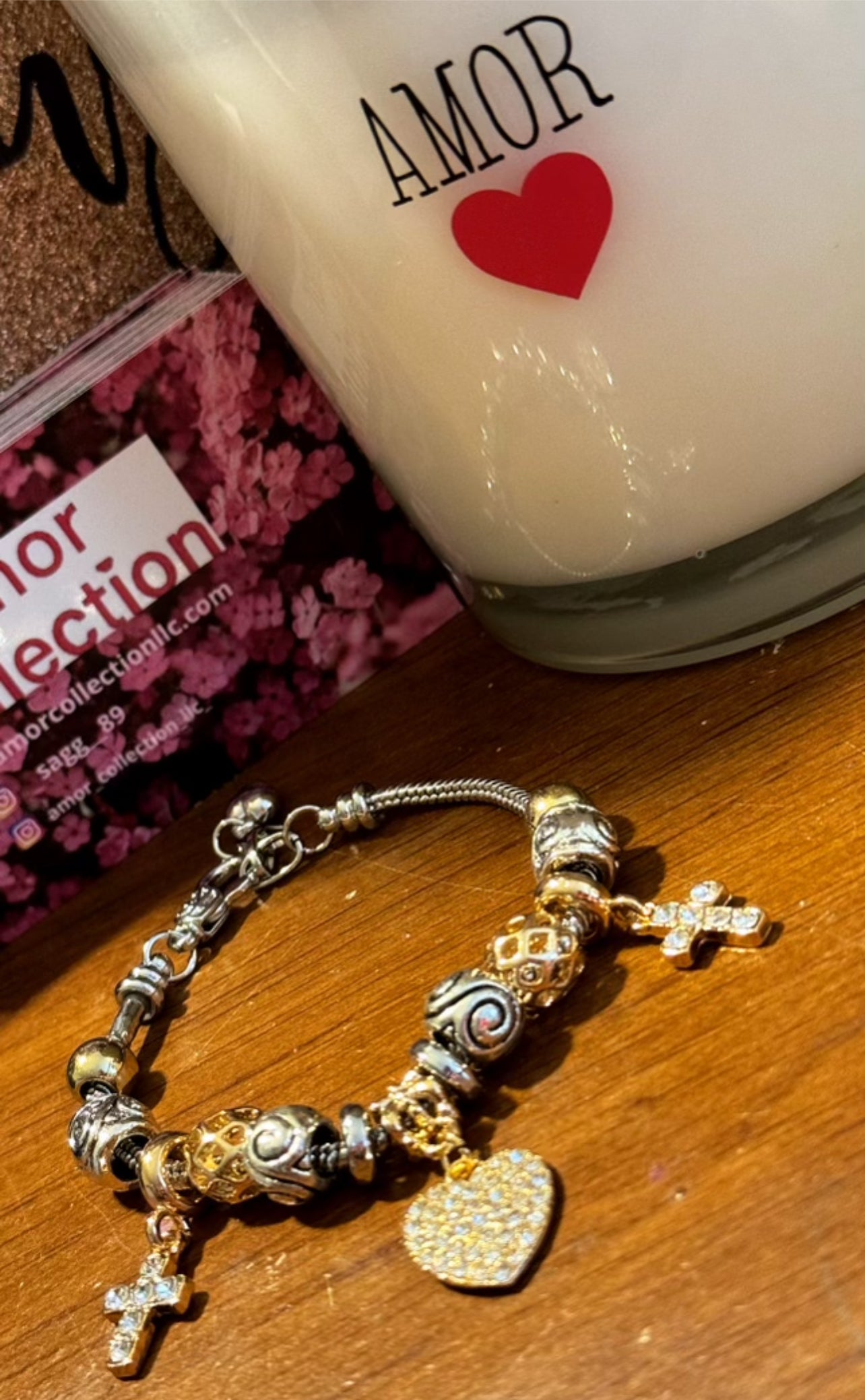 Cross Charm Bracelet