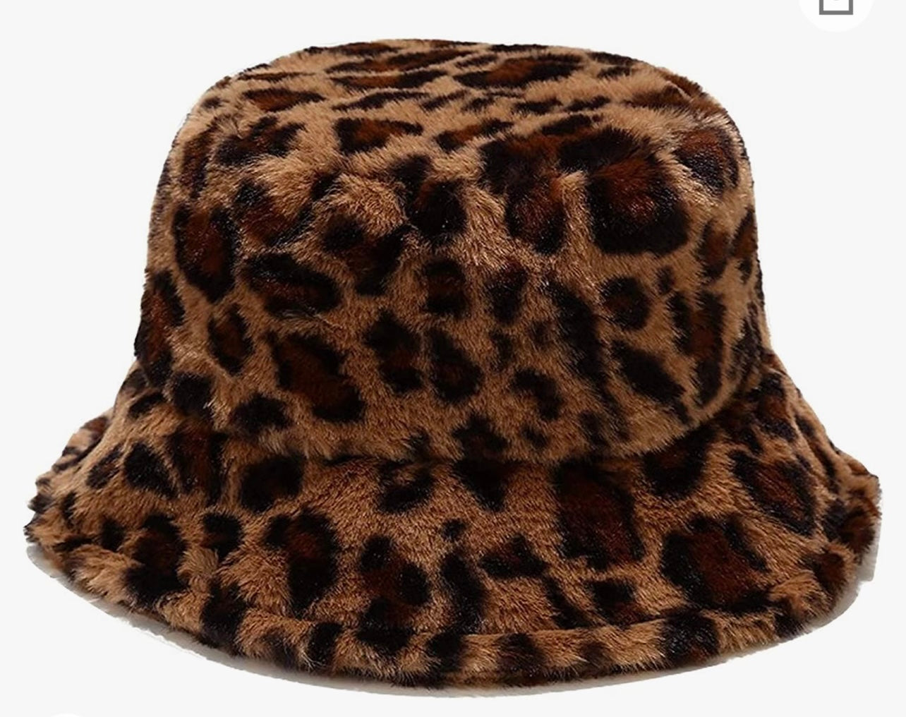 Leopard Fur Bucket Hat