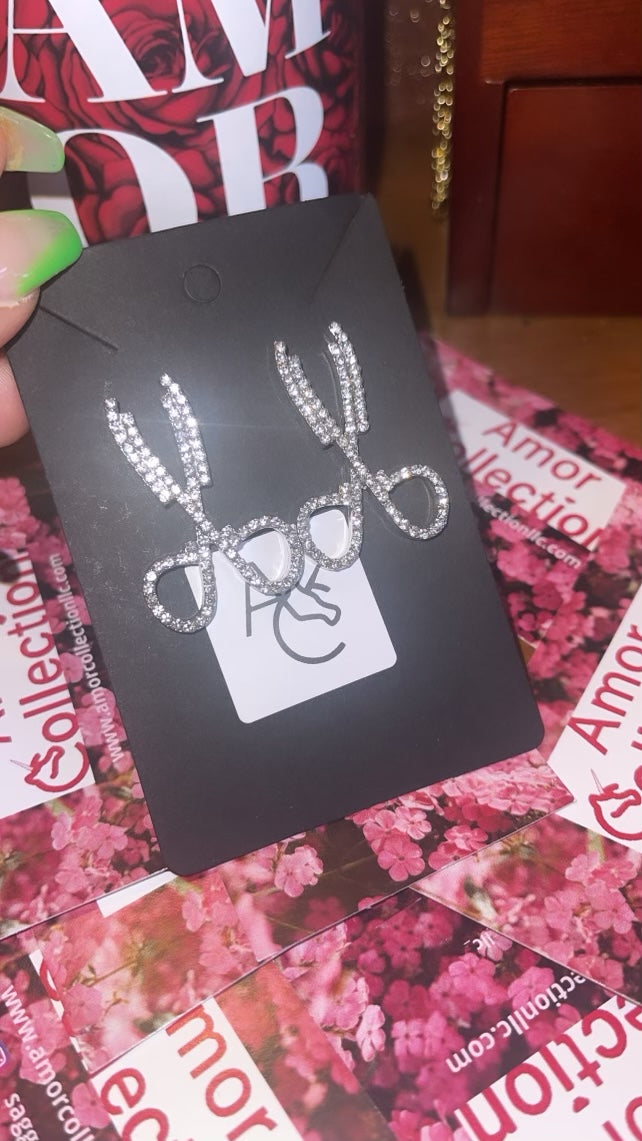 Stylish Scissor Studs
