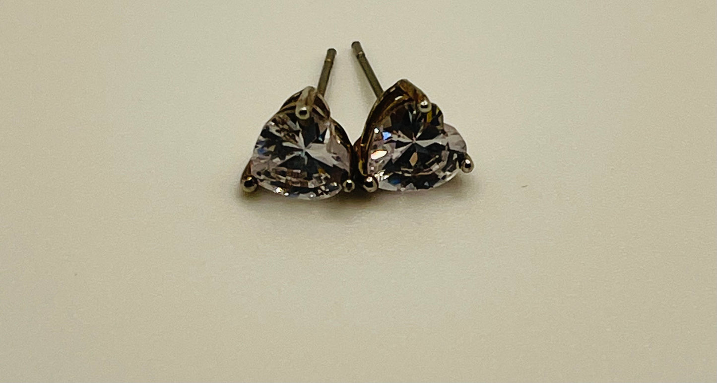 Cubic Zirconia Stud Earrings