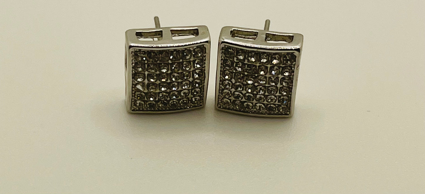 Cubic Zirconia Stud Earrings