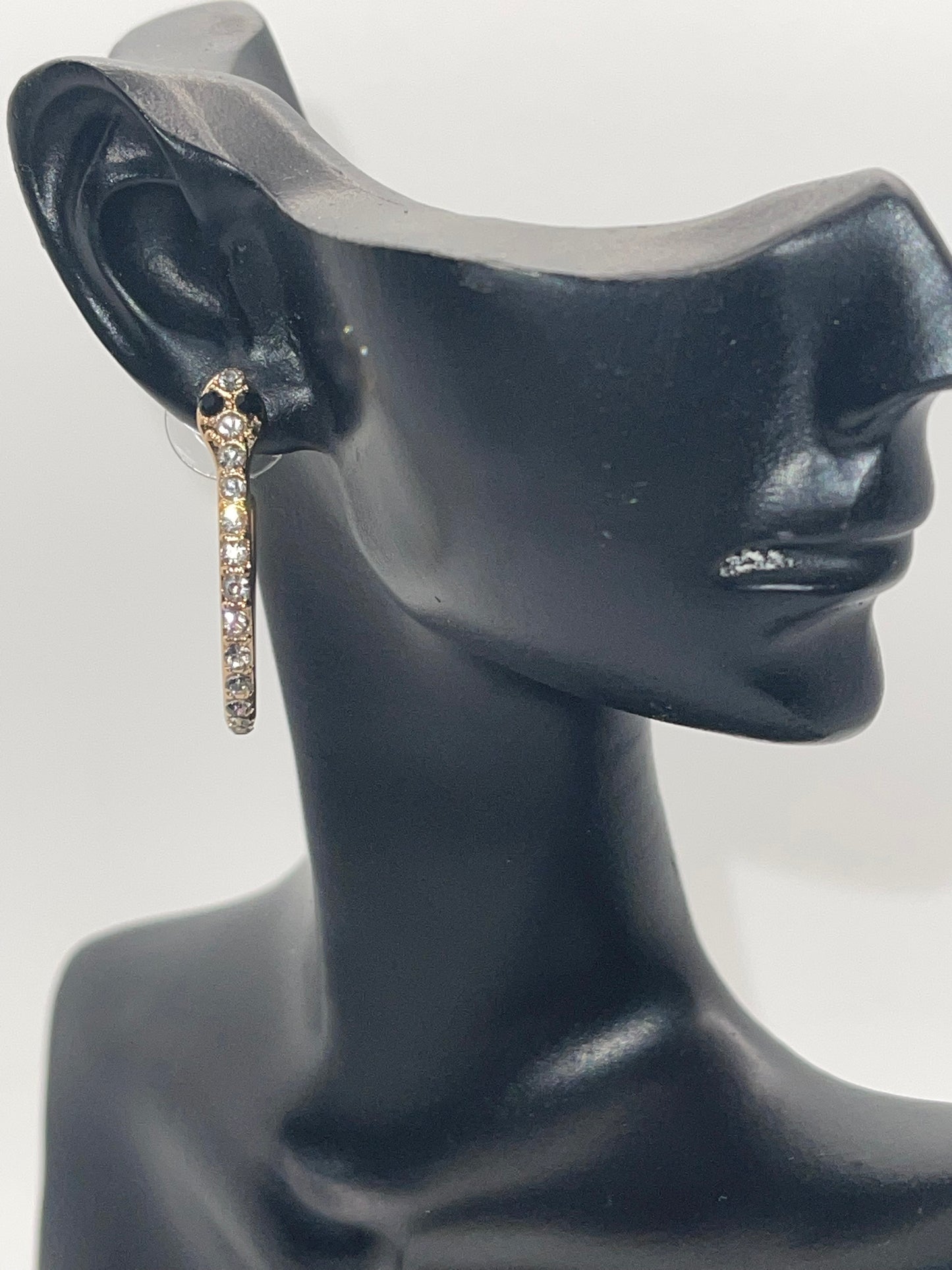 Snake style earrings