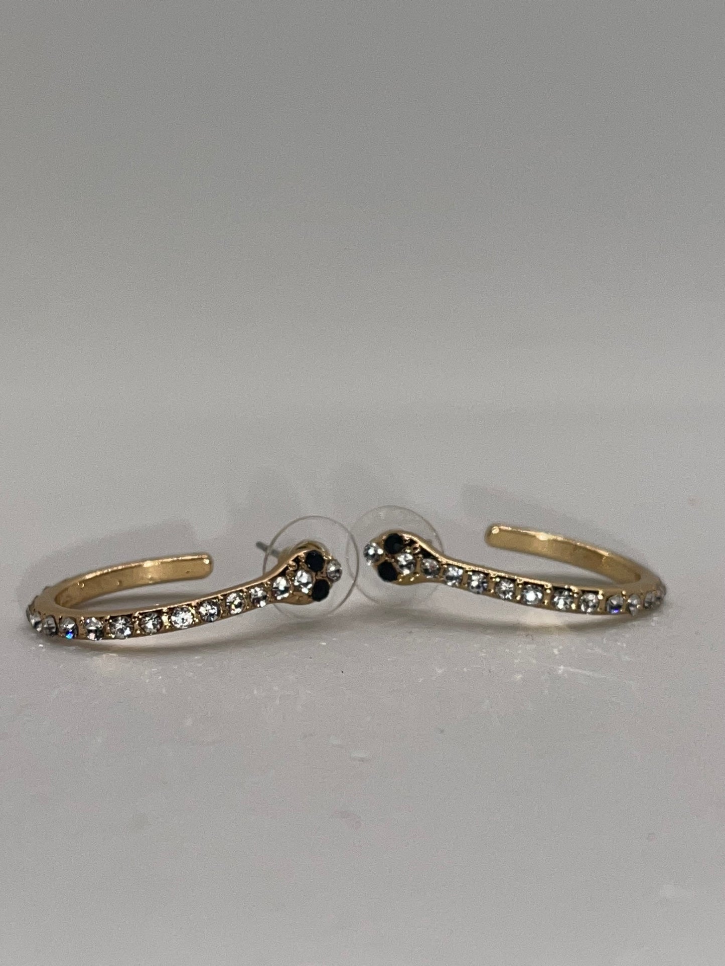 Snake style earrings