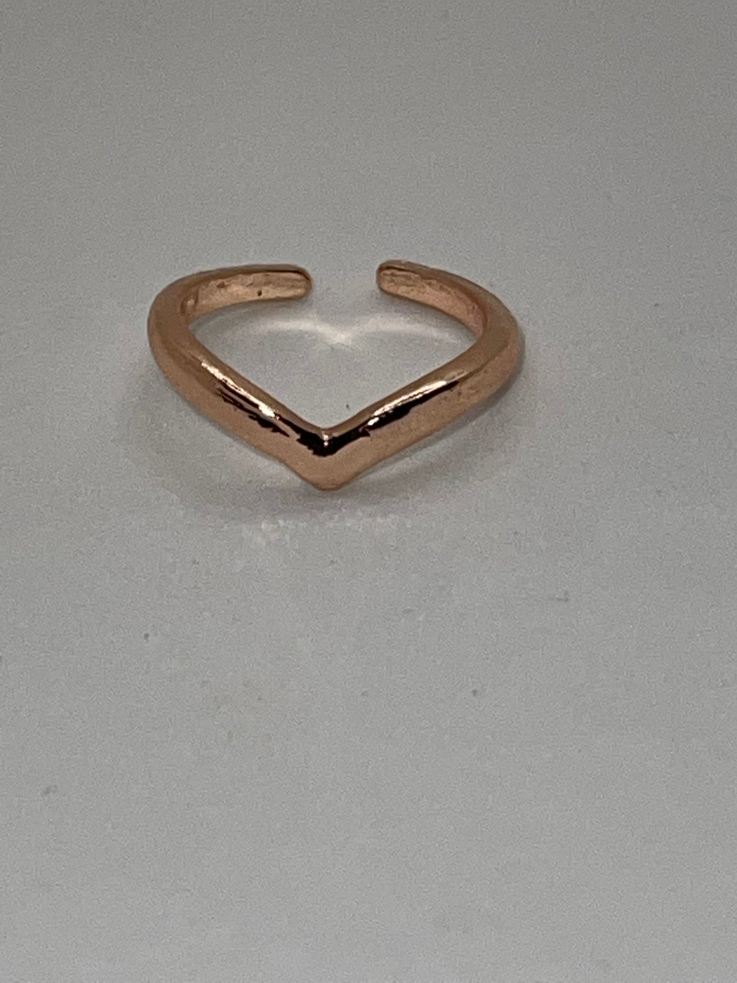 Rose Gold open toe ring