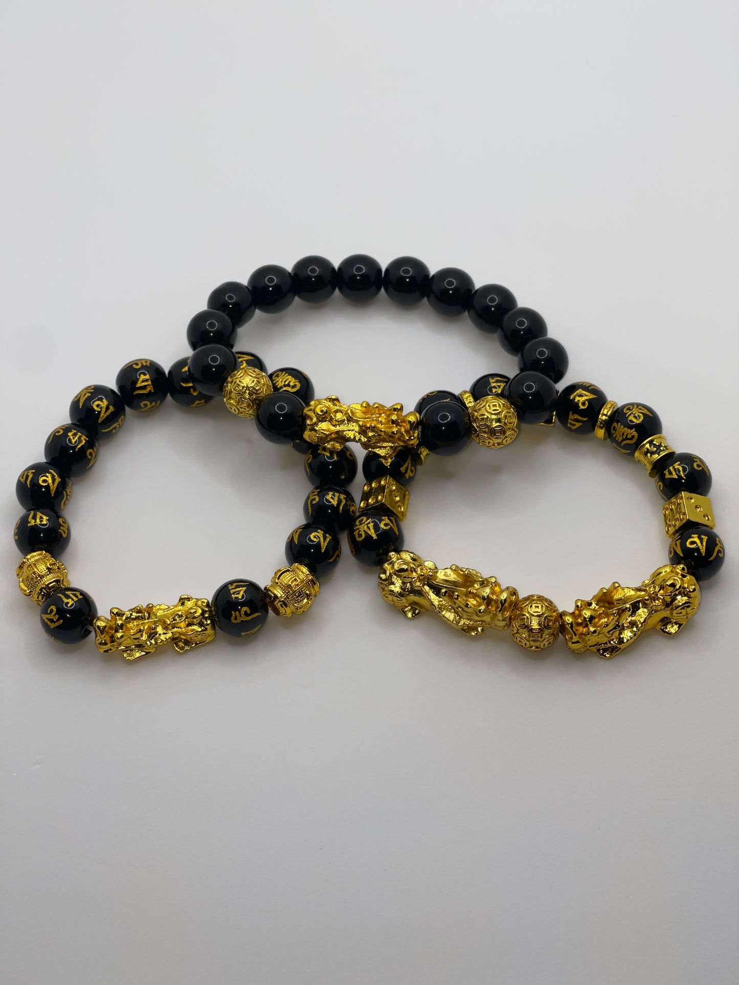Feng Shui beaded bracelet set