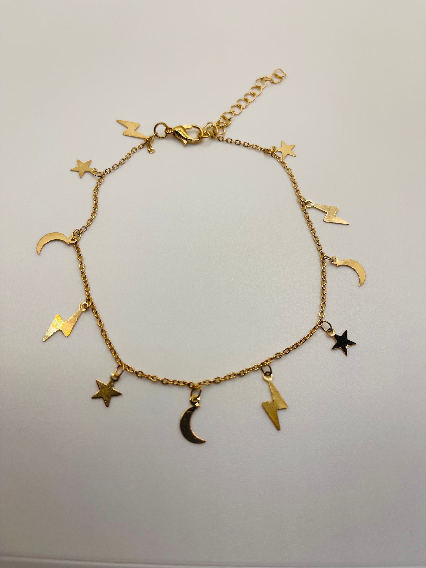 Stars/Moon/Lightning bolt Anklet