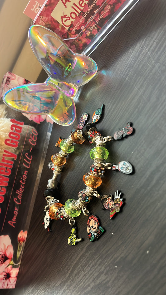 Custome Halloween Charm bracelet