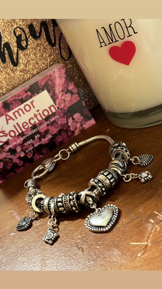 Heart Charm Bracelet