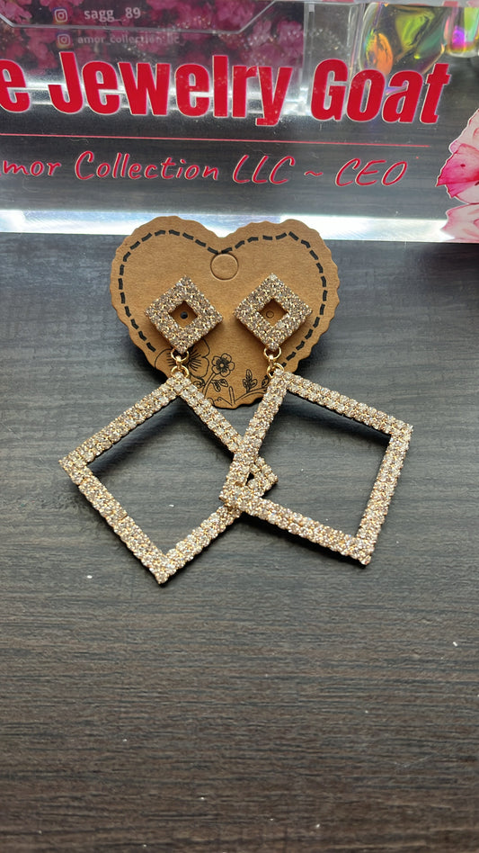 Diamond Me Dangle Earrings