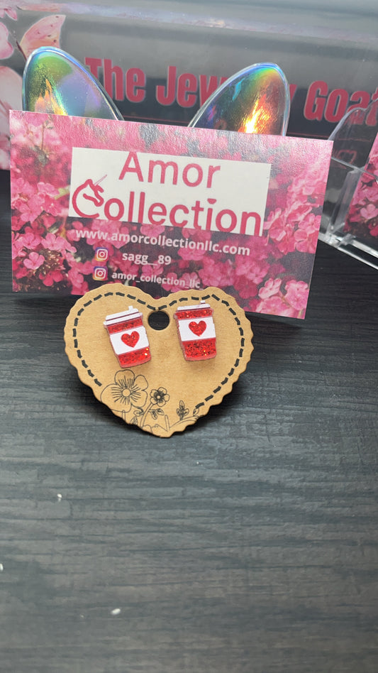 Love You Latte Studs