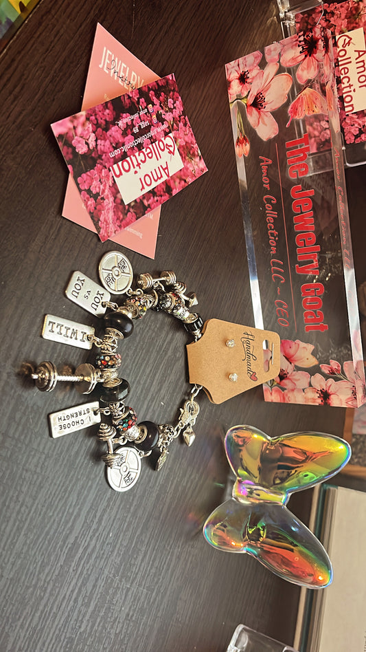 Workout Charm Bracelet