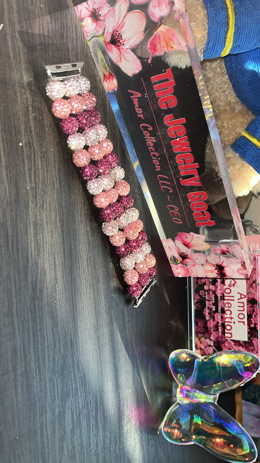 Shades Of Pink Apple Watch Band