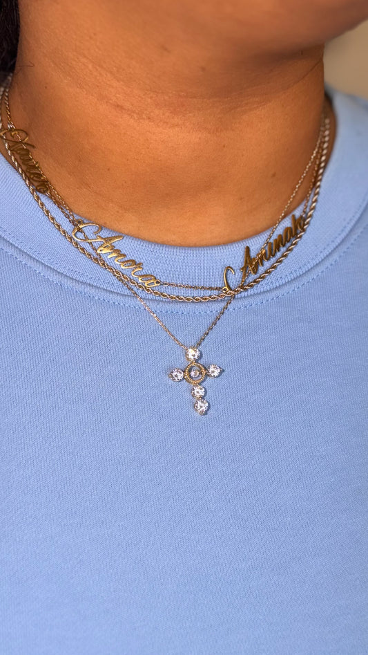 Danity Cross Necklace (only)