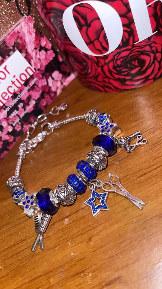 Hair Stylist Charm Bracelet