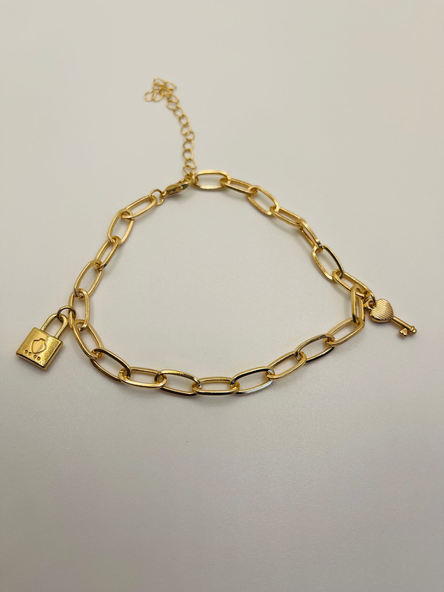 Lock & Key Anklet