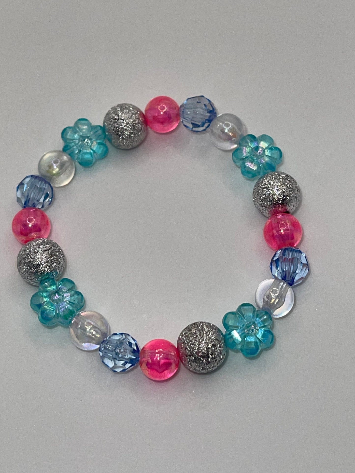 Colorful Girls Kids beaded bracelet