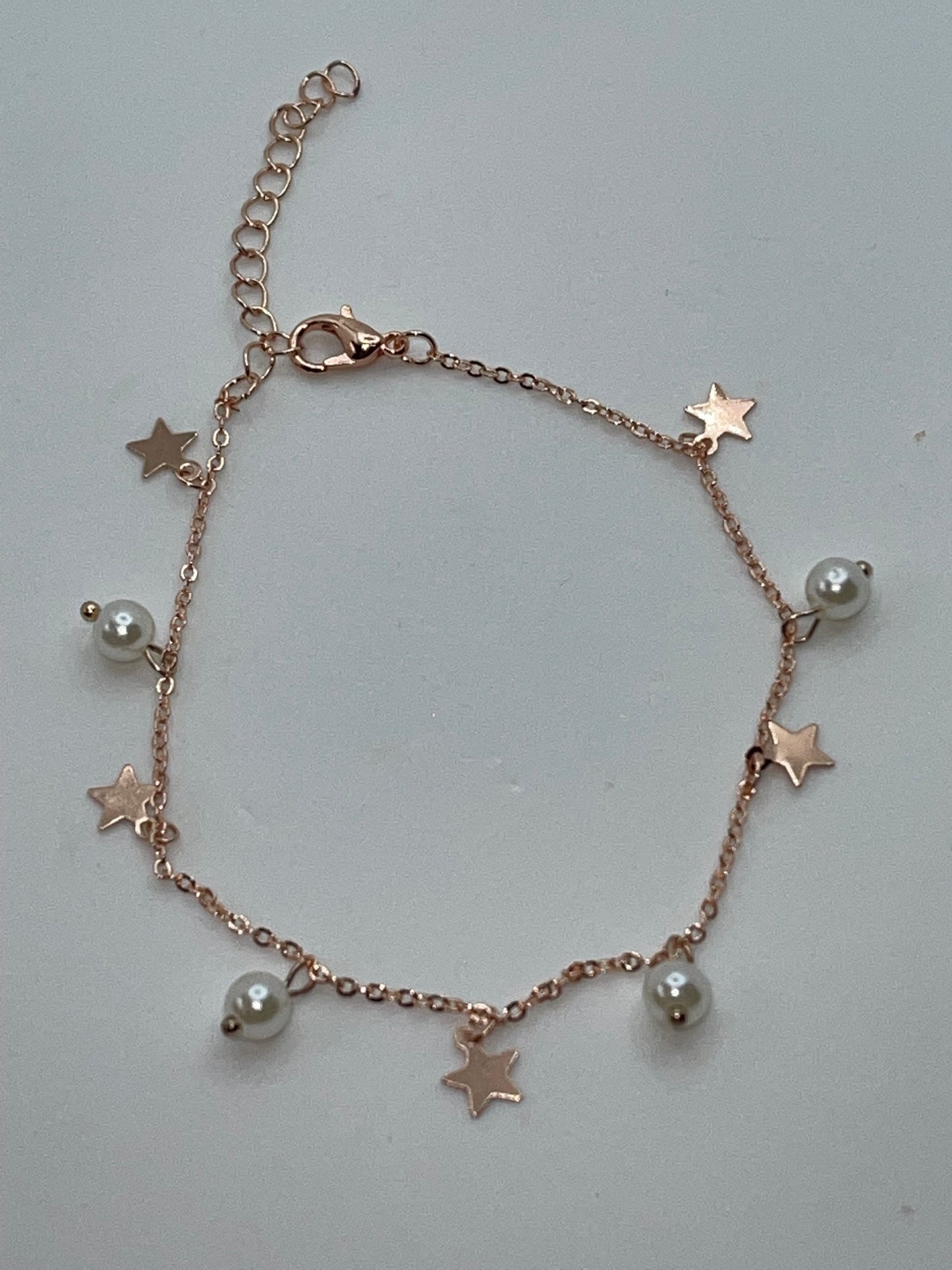 Star copper anklet bracelet