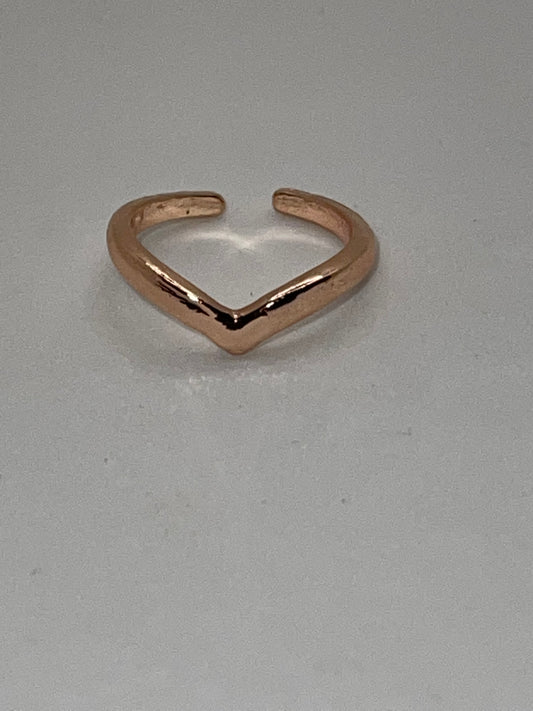 Rose Gold open toe ring