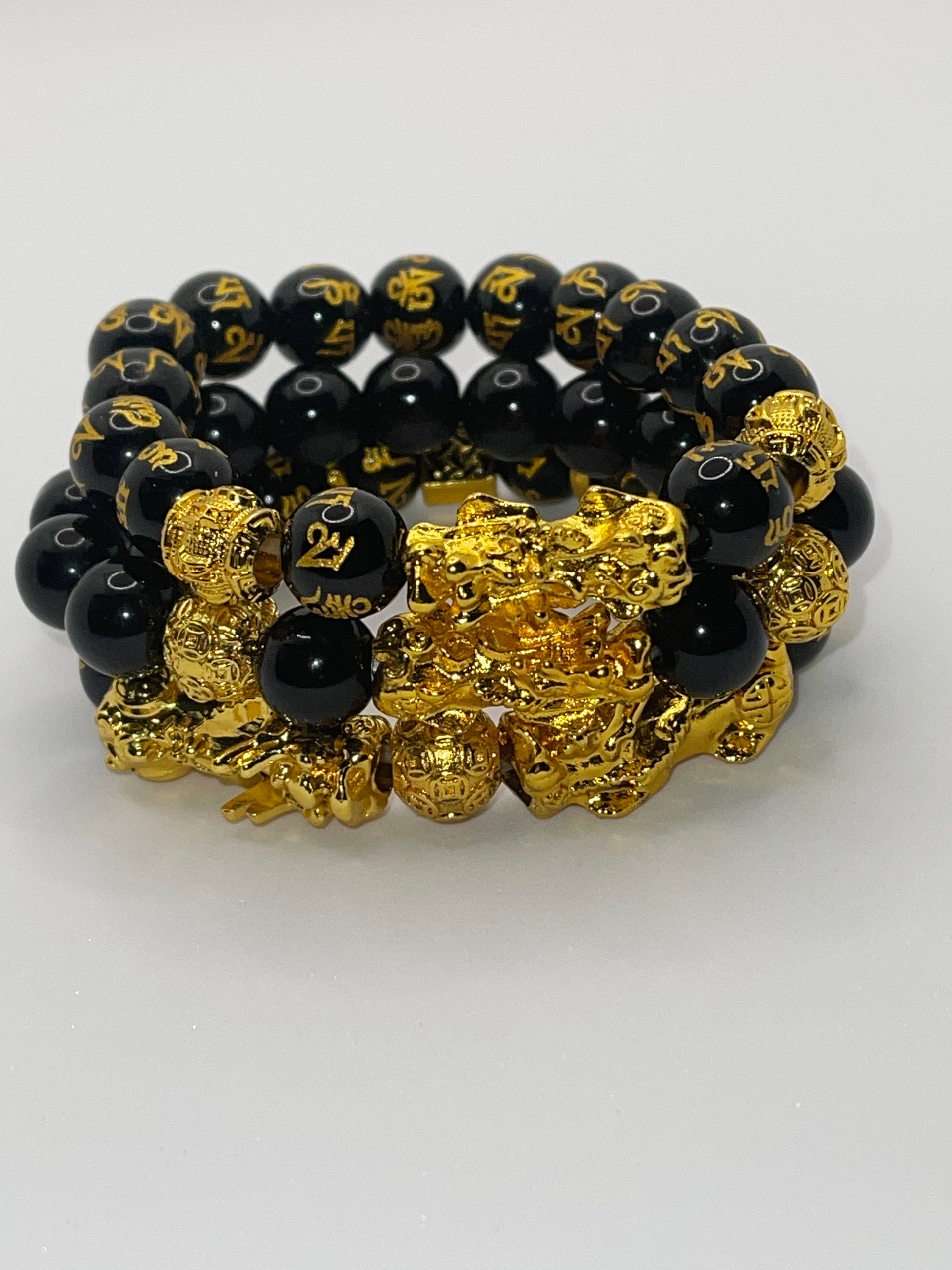 Feng Shui beaded bracelet set