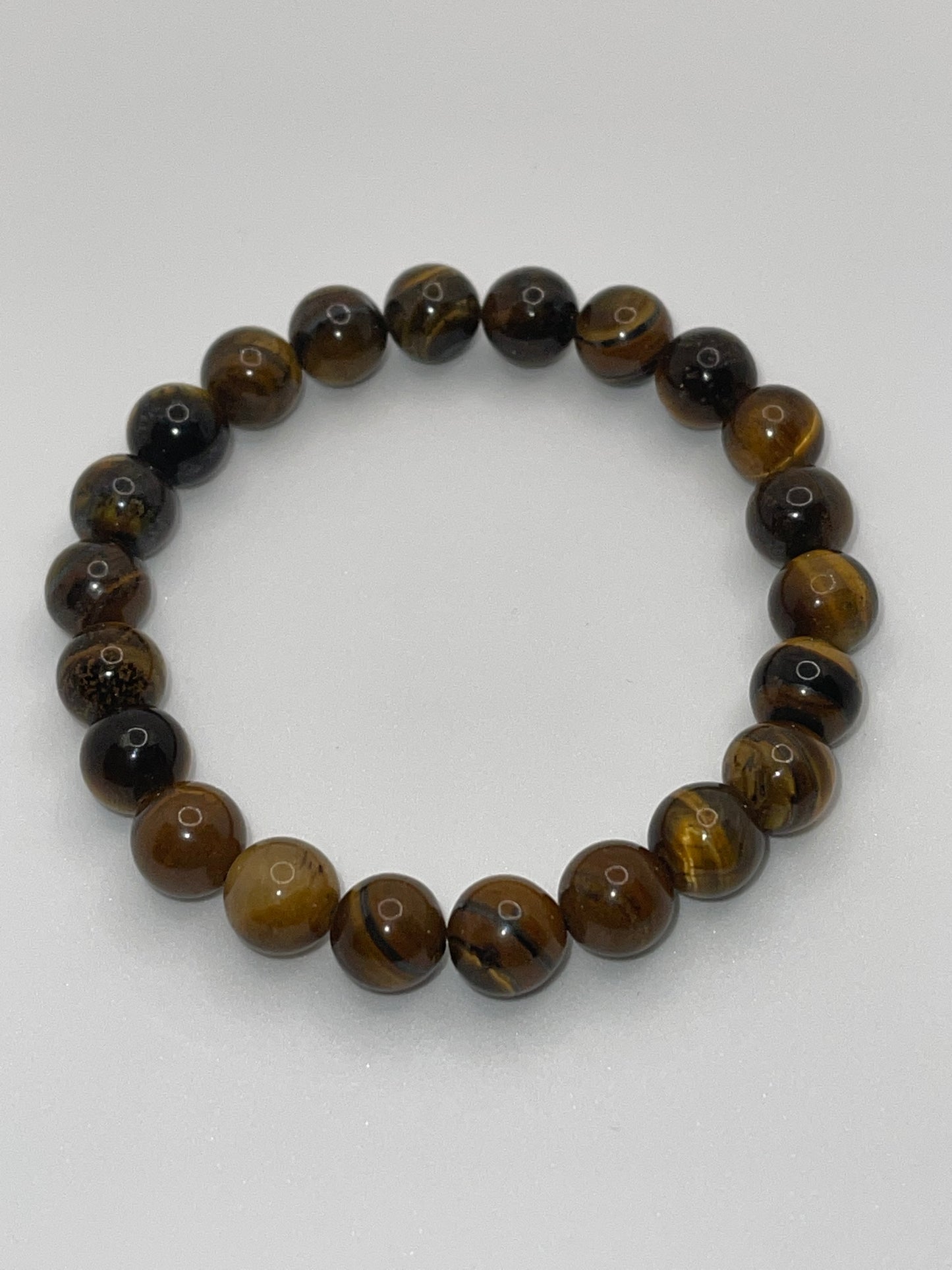 Cross Tiger eye beaded bracelet set